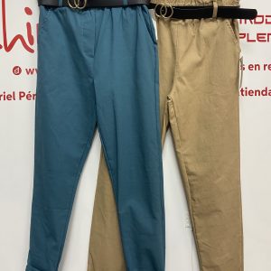 PANTALON CINTURON MUJER