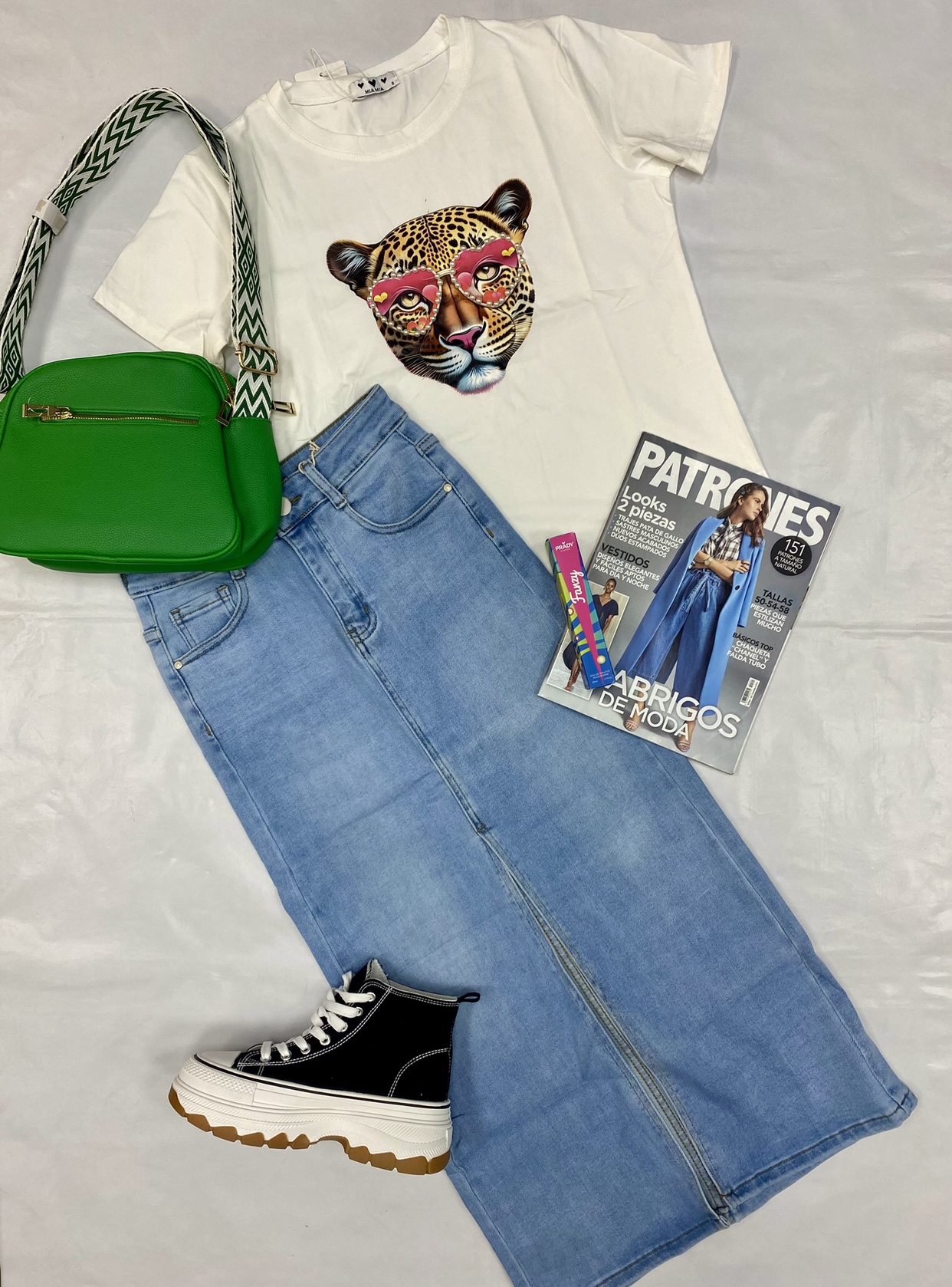 FALDA VAQUERA MUJER FOLY ROSE