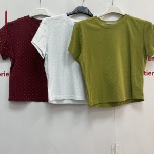 CAMISETA BRILLANTES MANGA CORTA