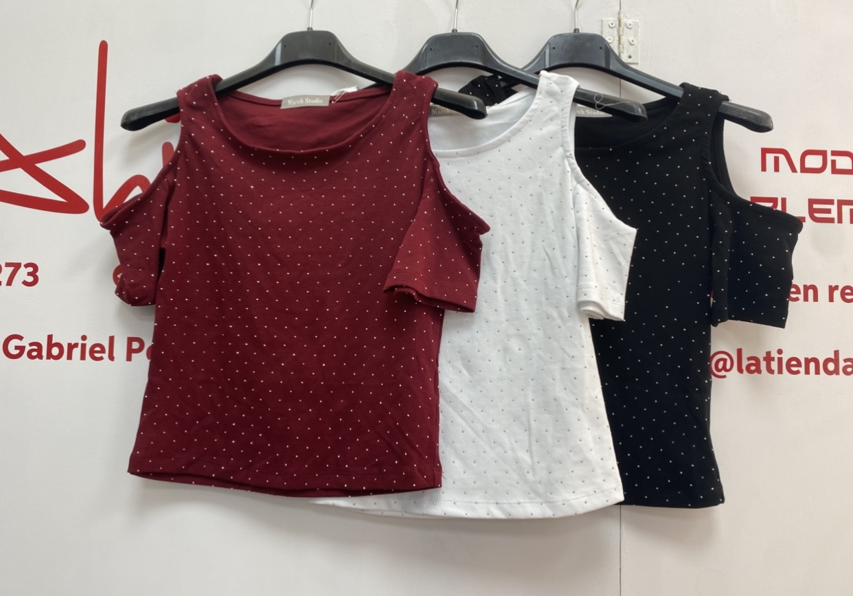 CAMISETA BRILLANTES TIRANTES