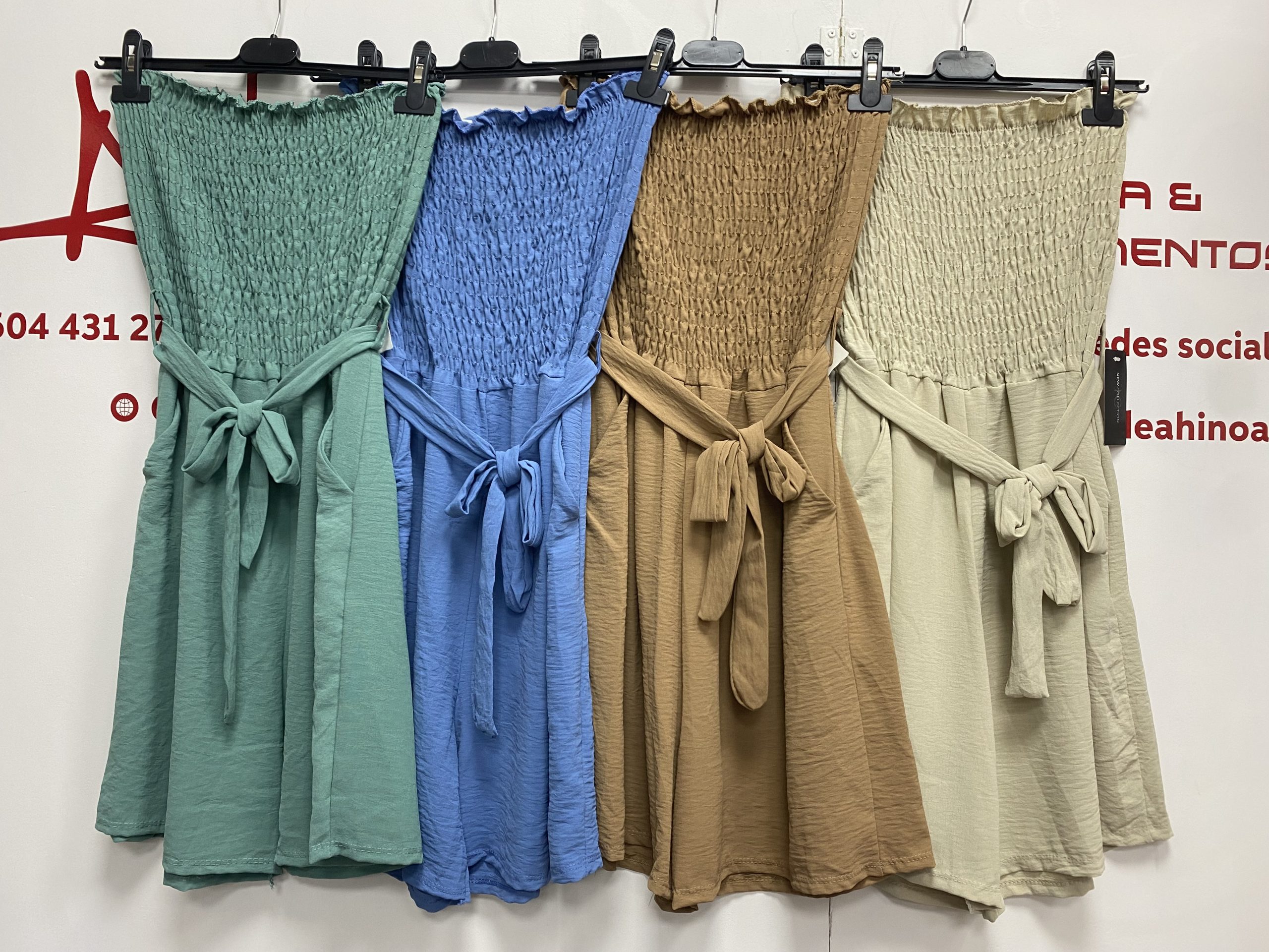 MONO-PANTALON DRAPEADO LAZO