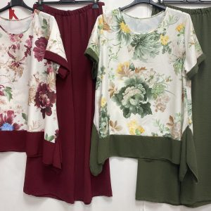 CONJUNTO ESTAMPADO FLORES