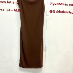 VESTIDO BASICO MARRÓN