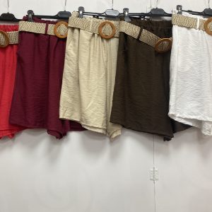 PANTALON LINO MUJER - CINTURON