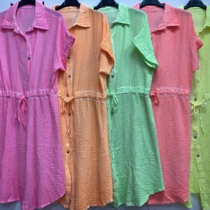 VESTIDO CAMISERO FLUOR