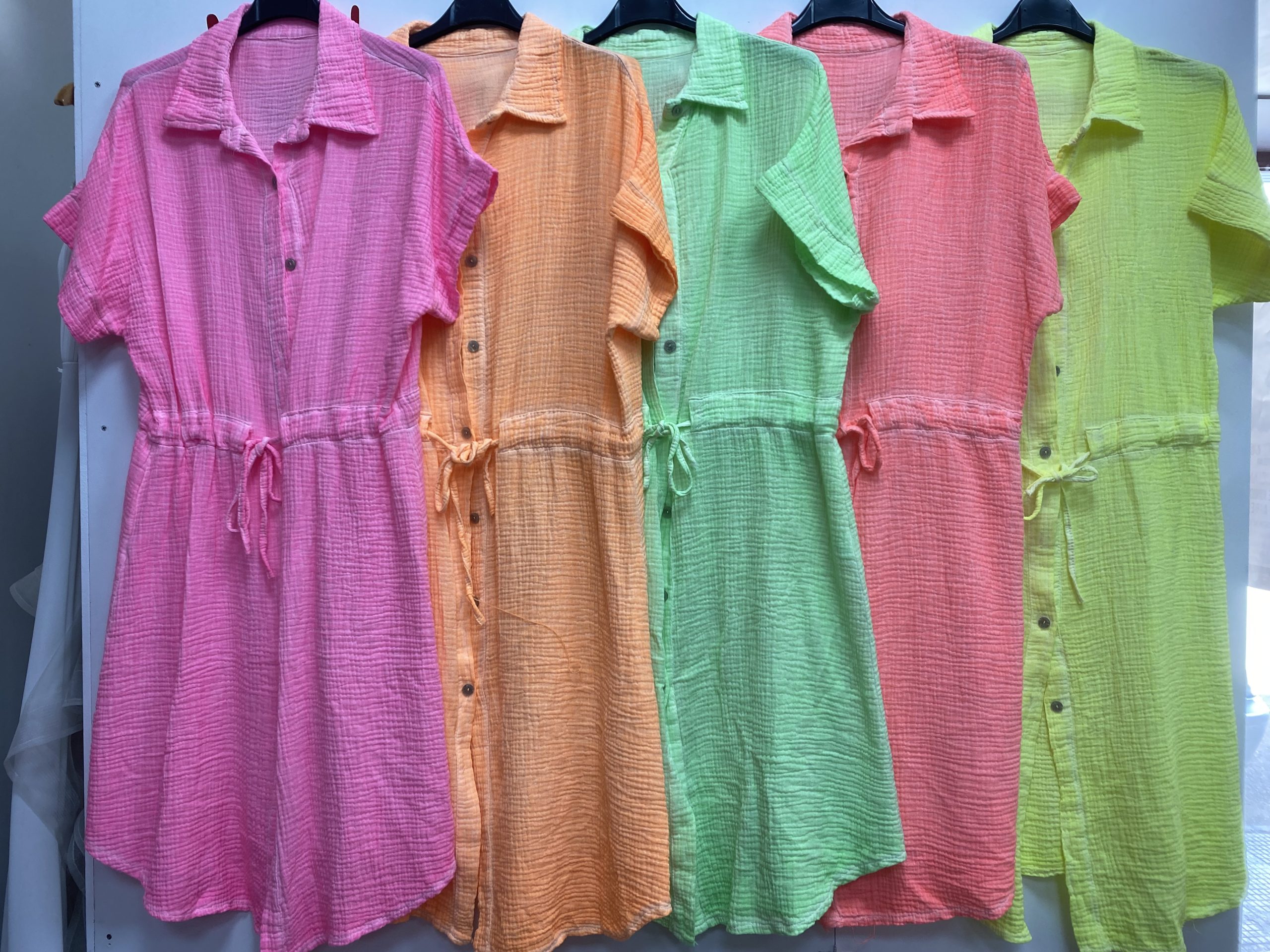 VESTIDO CAMISERO FLUOR