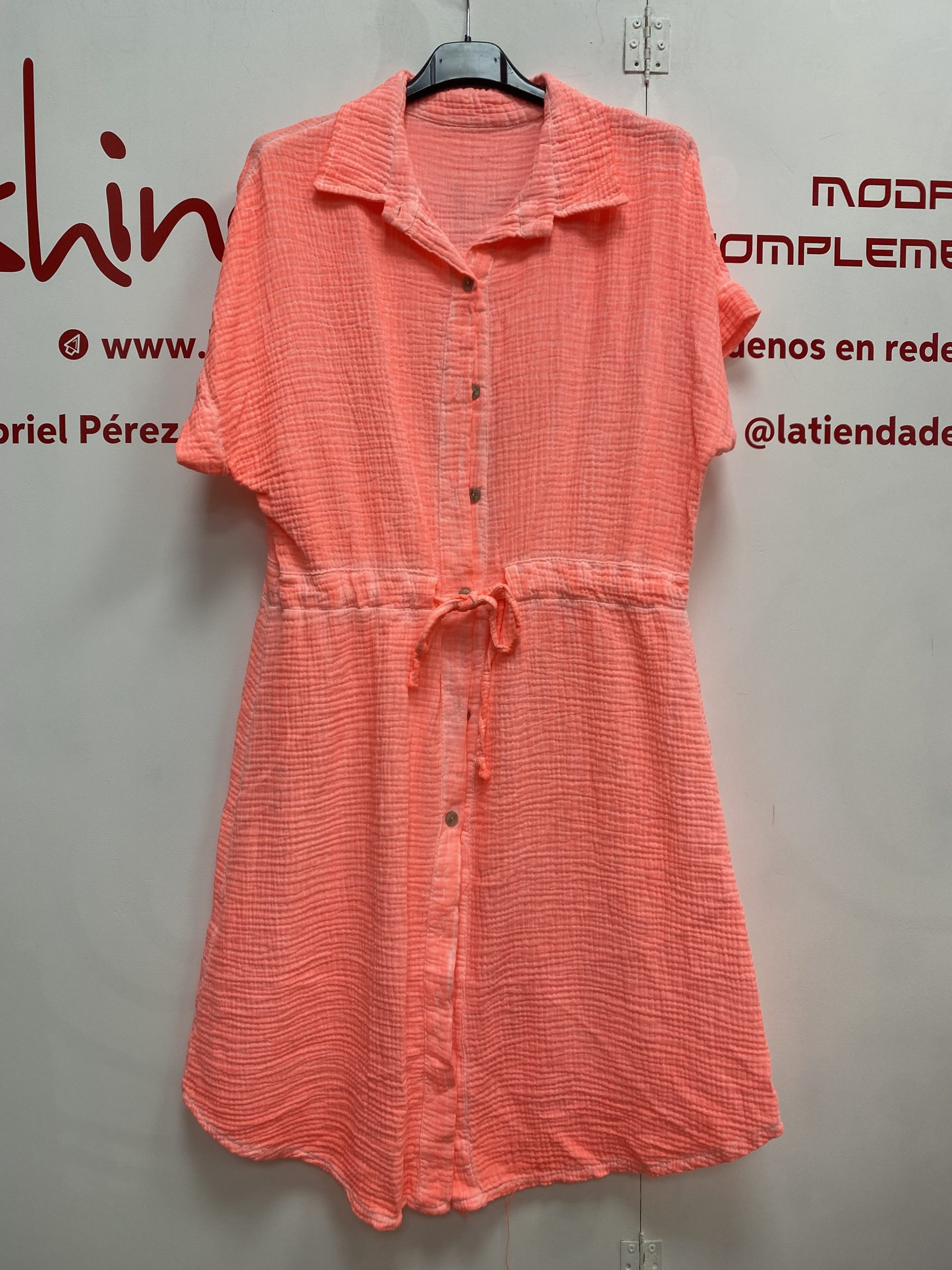 VESTIDO CAMISERO FLUOR - Imagen 6