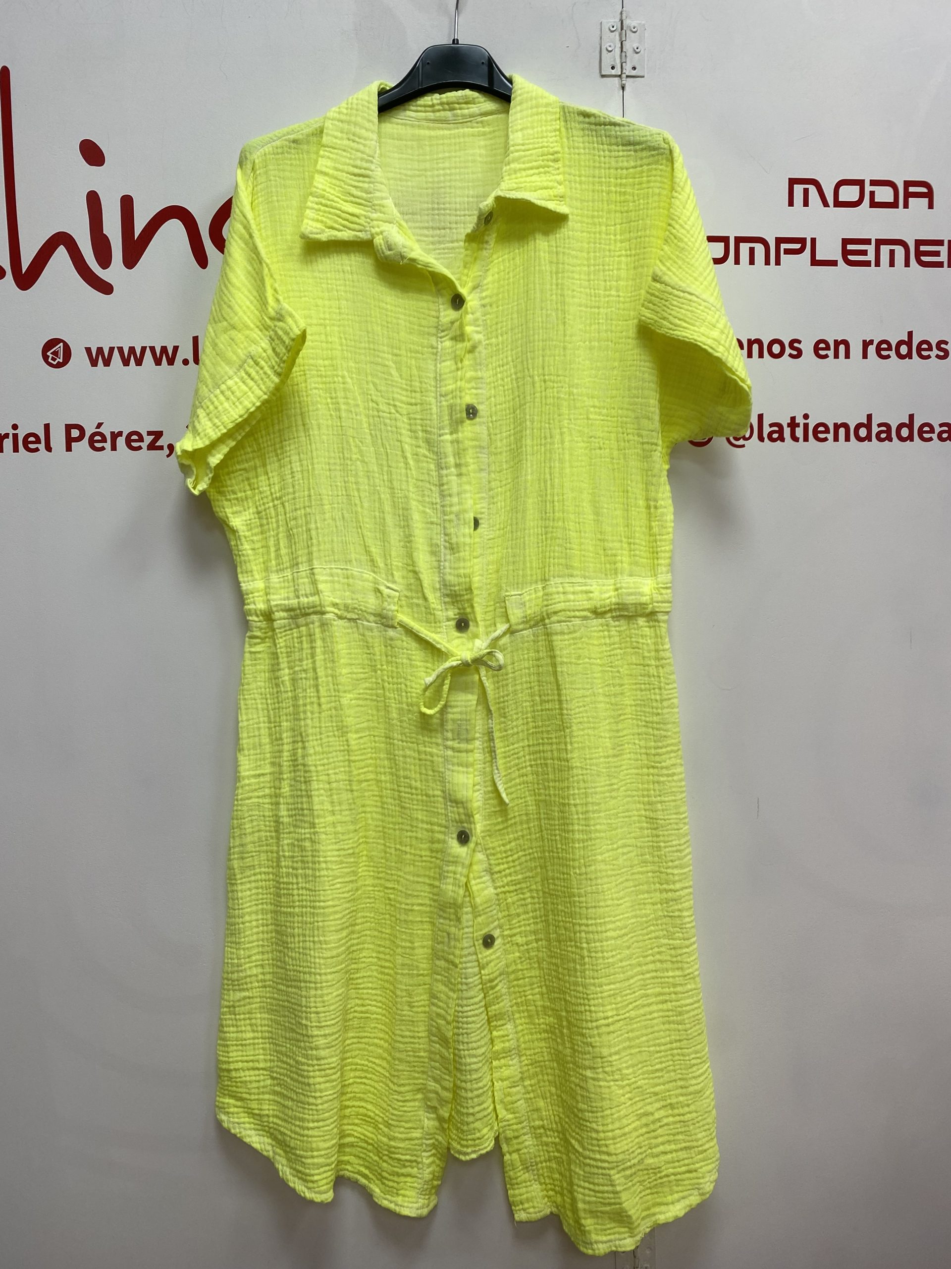 VESTIDO CAMISERO FLUOR - Imagen 5