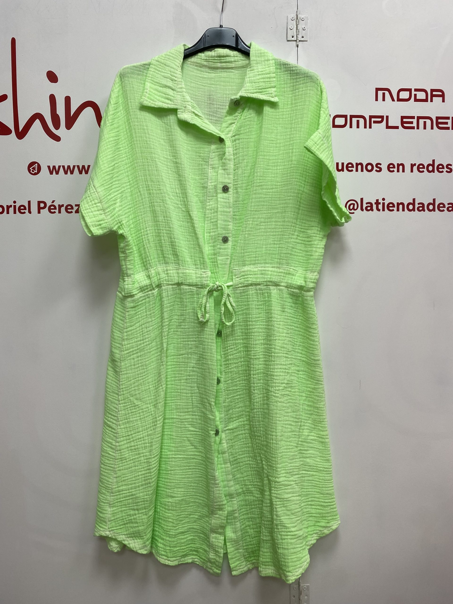 VESTIDO CAMISERO FLUOR - Imagen 2