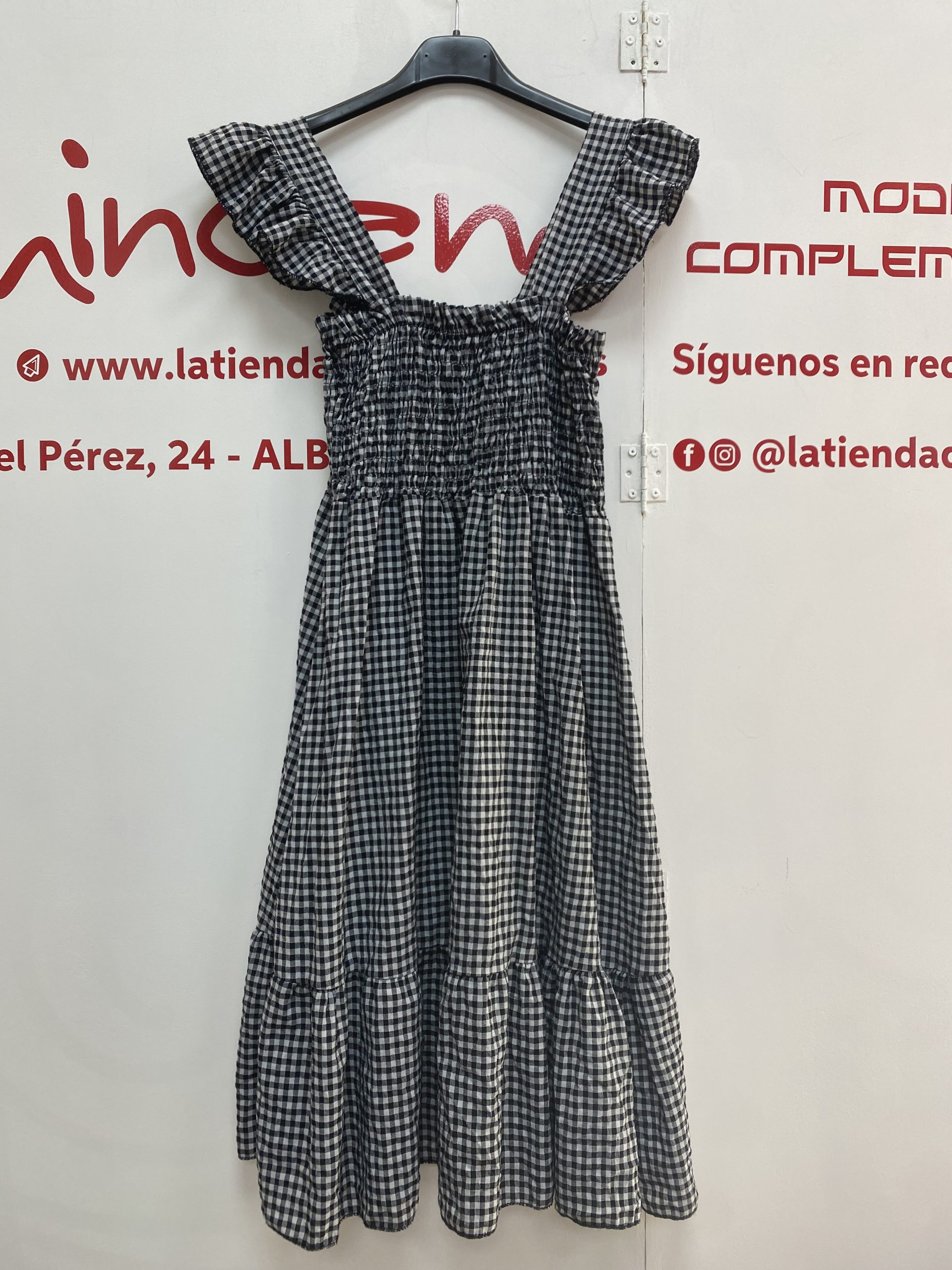 VESTIDO CUADROS