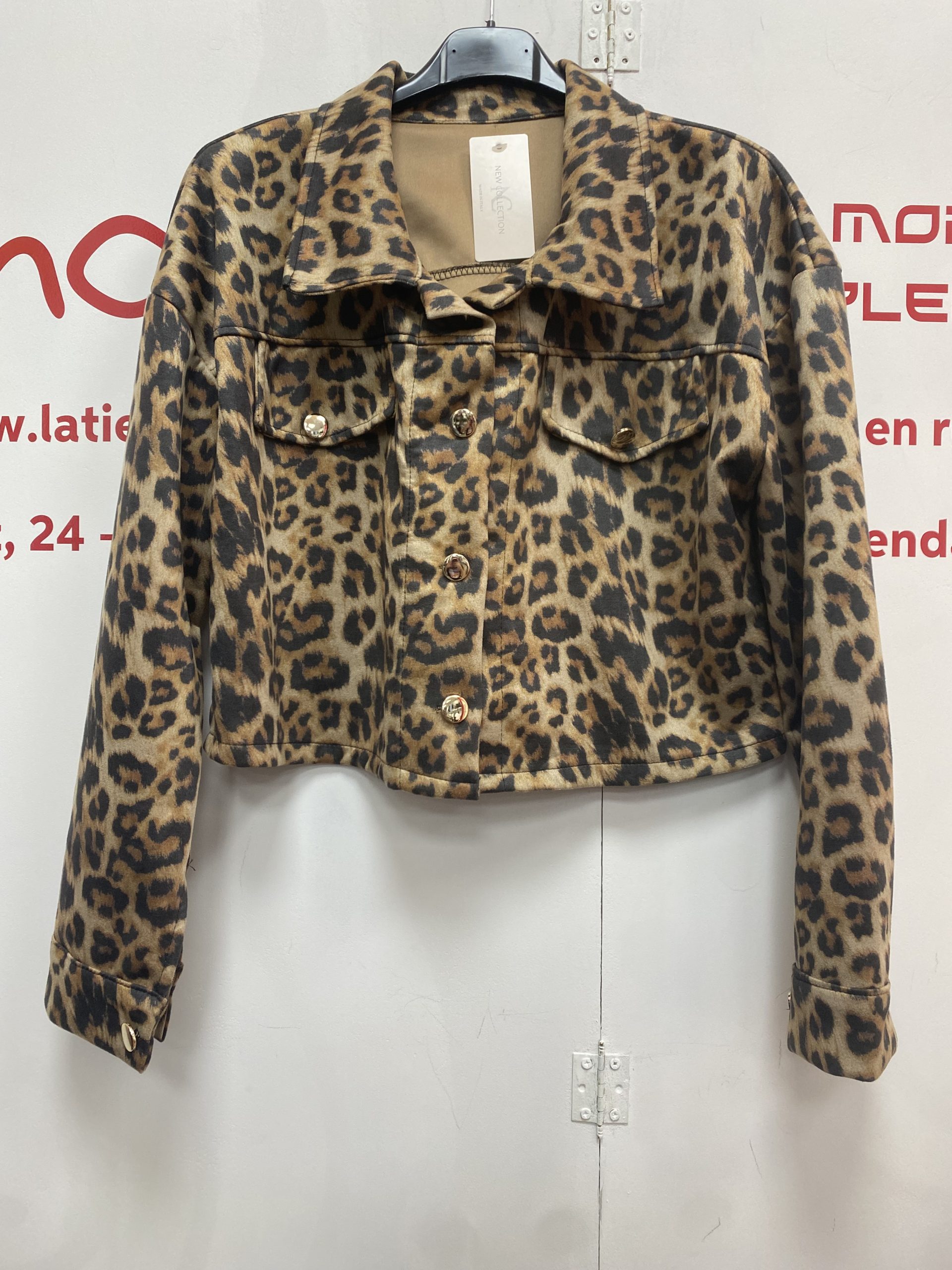 BLAZER ANIMAL PRINT - CORTA