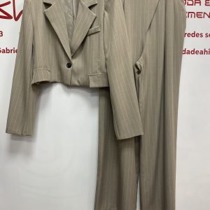 CONJUNTO TRAJE VESTIR RAYAS - MUJER