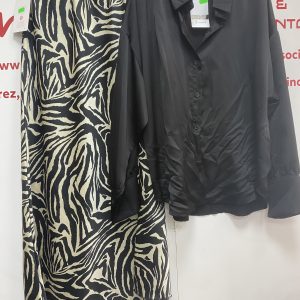 FALDA RASO - ANIMAL PRINT y CEBRA