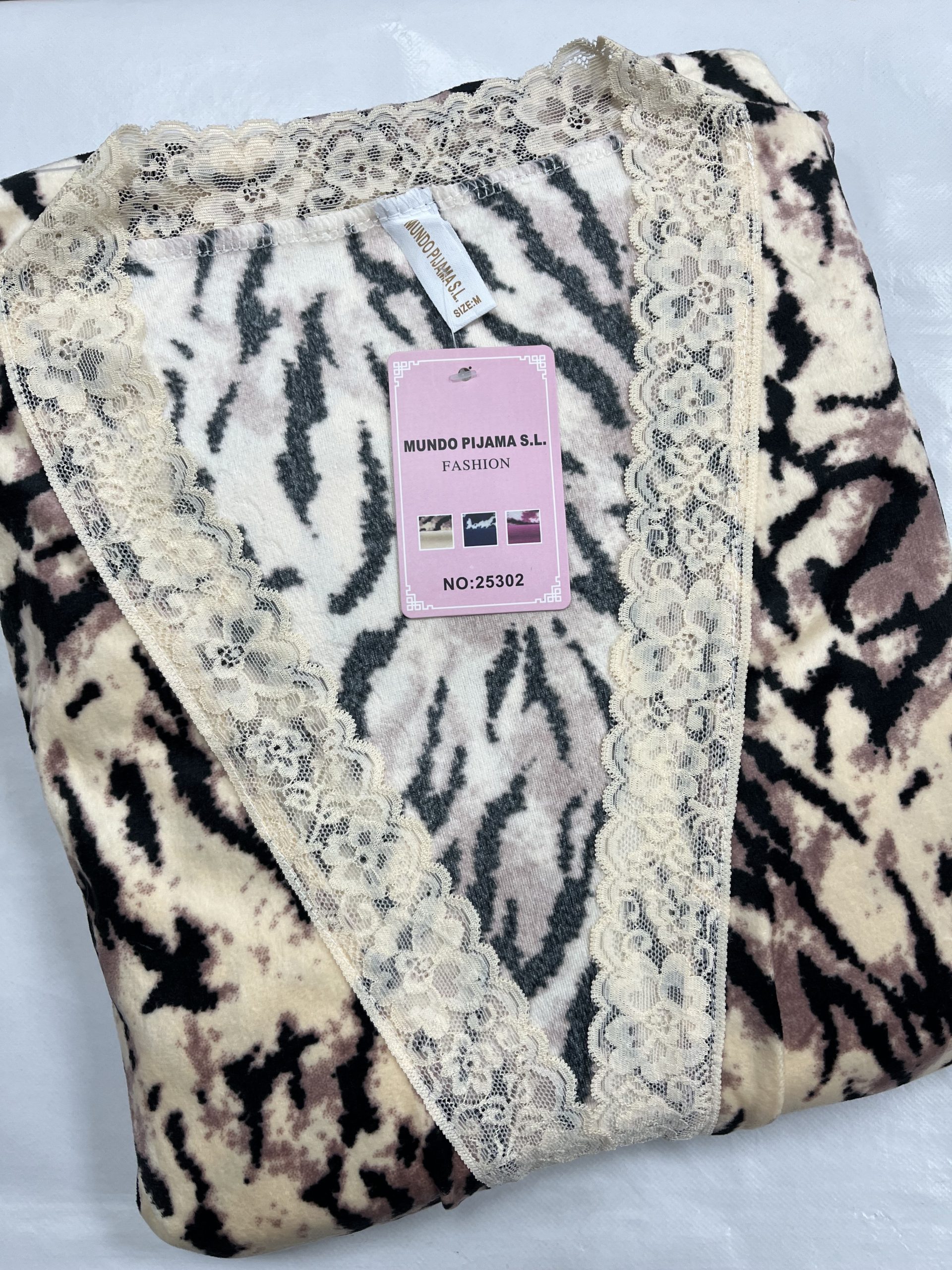 PIJAMA MUJER CEBRA - Imagen 2