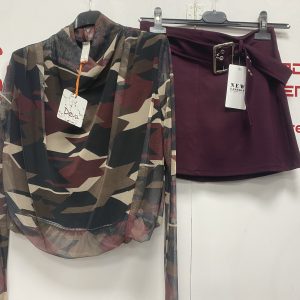 FALDA PANTALON CINTURON