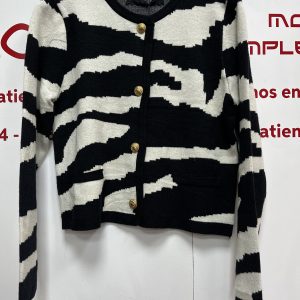 CHAQUETA CARDIGAN CEBRA