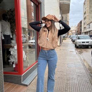 CHALECO MUJER - PELO BASICO