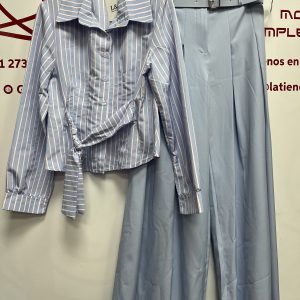 PANTALON PINZAS - CINTURON- mujer 