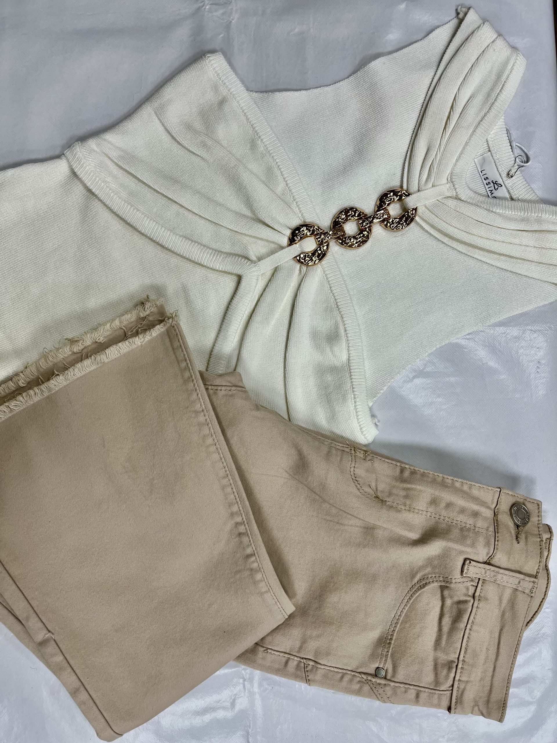 CAMISETA MUJER - CADENA ORO - Imagen 2